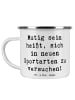 Mr. & Mrs. Panda Trinkbecher Spruch Neue Sportart versuchen mit ... in Weiß