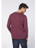 Polo Sylt Longsleeve im Henley-Look in Rot