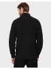 Threadbare Strickjacke Kade Zip in Black