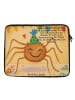 Mr. & Mrs. Panda Laptop Sleeve Spinne Agathe Party Design mit Sp... in Weiß