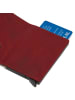 The Chesterfield Brand Portland - Kreditkartenetui 6cc 10 cm RFID (light grey) in rot