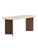 CALICOSY Esstisch SABLE in Travertin - (W) 180  x (H) 75  x (L) 89,5  cm