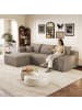 ABRIHOME Ecksofa in Kamel 241cm L Form links mit 2 Sitzen tiefer Sitz