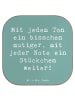 Mr. & Mrs. Panda Glas-Untersetzer Spruch Ein neues Musikinstrume... in Meeresbrise