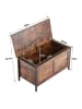 Home Nature Wohnkonzept Aufbewahrungsbox & Spielzeugkiste klappbar in Braunholz 80x39.5x50 cm