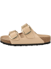Birkenstock Sandale Arizona Big Buckle Naturleder Lack normal in beige