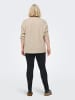 ONLY Carmakoma Curve Strick Pullover Rundhals Langarm Sweater CARJADE in Beige