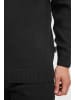 BLEND Strickpullover BHPullover 20716804  Basic Strickpullover mit Logo-Label in Schwarz