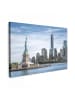 MuchoWow Fotoleinwand Blau