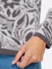 WITT WEIDEN Jacquard-Pullover in anthrazit-ecru-gemustert