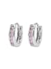 Tom Tailor Creolen Silber 925, rhodiniert in rosa