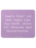 Mr. & Mrs. Panda Mousepad Spruch Innere Ruhe mit Spruch in Lavendeltraum