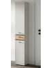 Inn.Furn Hochschrank Kaschmir, Evoke Eiche 32 x 191 cm, Badschrank Türanschlag wechselbar