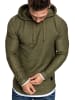 Amaci&Sons 2in1 Kapuzenpullover PEORIA in Khaki