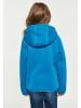 Schmuddelwedda Mädchen (Kids) Strickfleeceblouson in Cyanblau Melange