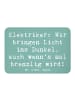 Mr. & Mrs. Panda Notizhalter Spruch Elektriker Lichtbringer mit ... in Meeresbrise