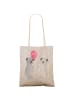 Mr. & Mrs. Panda Henkeltasche Koala Luftballon ohne Spruch in Grau Pastell