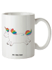 Mr. & Mrs. Panda Becher Einhorn Happy ohne Spruch in Weiß