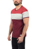 !SOLID Rundhalsshirt SDCody 21300032ME T-Shirt in Colorblocking-Optik in Rot