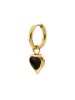 myMo at night Women Pair Of Earrings in Gold Black
