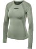 Hummel Hummel T-Shirt Hmlmt Yoga Damen Dehnbarem Atmungsaktiv Feuchtigkeitsabsorbierenden Nahtlosen in SEAGRASS