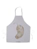 Mr. & Mrs. Panda Grill Schürze Otter Kopfüber ohne Spruch in Grau Pastell