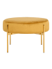 ebuy24 Hocker Amadora Gelb 61 x 61 cm