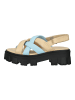 ILC Sandalen in Beige/Blau