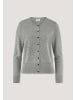 Hessnatur Strickjacke in hellgrau