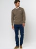 VINSON Pullover VMGrant in Brown Melange