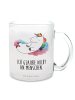 Mr. & Mrs. Panda Trinkbecher Einhorn Wolke 7 mit Spruch in Transparent