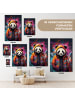 MuchoWow Leinwand Bilder Panda