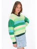 myMo Sweater in green multicolor