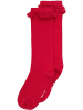 Minymo Kinder Socken "Knee Sock with Lace" in Rot