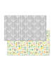 BABY CARE Sea Petals Grey - (L) 140 cm × (B) 140 cm × (H) 12mm