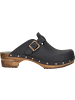 Sanita Comfortwear Clog "Wood-Kristel Open" in Schwarz