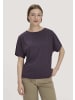 Hessnatur Hessnatur T-Shirt Oversize aus TENCEL™ Lyocell und Bio-Baumwolle in dunkle traube