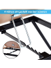 COSTWAY Laptoptisch klappbar in Schwarz