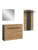ebuy24 Garderobenmöbel Canu (3-teilig) Eiche 215 x 37 cm