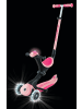 GLOBBER 3in1 Aufsitzrad, Laufrad, Scooter GO-UP DELUXE LIGHTS in pastellrosa, Leuchtmod