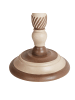 Beliani Beistelltisch EULO in Braun/Beige - (W) 45 x (H) 53 x (L) 45 cm