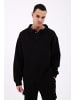 Megaman Jogginganzug Set Jogger Pullover Oversize Fit in Schwarz