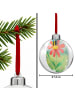 Mr. & Mrs. Panda Weihnachtsbaum Anhänger Hummel Blume Design ohn... in Weiß