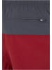 Urban Classics Badeshorts in brickred/darkshadow