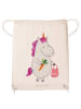 Mr. & Mrs. Panda baumwoll turnbeutel Einhorn Gemüse ohne Spruch in Creme