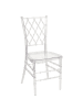 Beliani 2er-Set Bankettstuhl CLARION in Transparent
