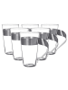 Villeroy & Boch 6er Set Latte-Macchiato-Gläser NewWave in 300 ml in transparent