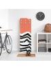 WALLART Garderobe - Farbenlabyrinth III in Orange