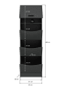 ebuy24 Badschrank Free Anthrazit 60 x 68 cm