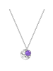 Glanzstücke München Halskette Kreis Sterling Silber Amethyst in silber